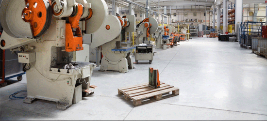 5S warehouse floor marking