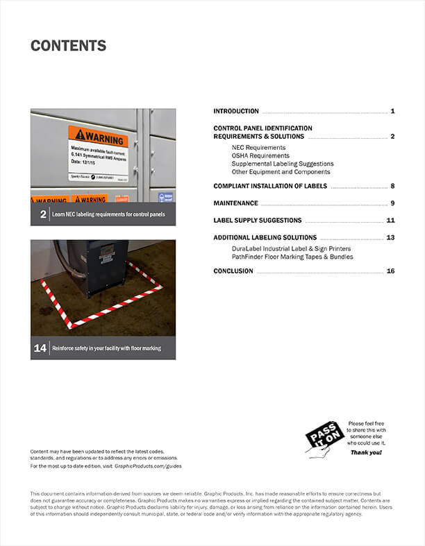 Control Panel Labeling