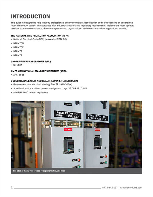 Control Panel Labeling