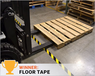 Floor marking vs tape - time