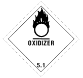Oxidizer label