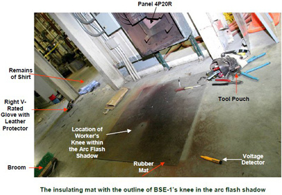 arc flash aftermath