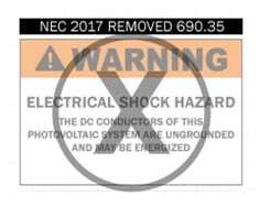 Solar Labeling: 2017 Changes WARNING