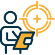 Targeted inspections symbol