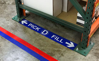 Create custom printed floor tape and signs